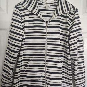 Hooded zip up jacket with pockets